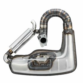 Silencieux de course Clubsport Silent Curly pour cylindre Racing TS1 avec adaptateur