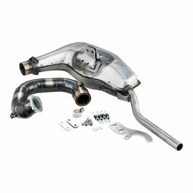 Échappement de course Clubsport en acier pour cylindres RB20 22 25 avec adaptateur