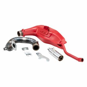 Échappement Silent Racing Clubsport en acier rouge pour Quattrini M210
