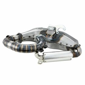 Échappement Racing Silent Curly Clubsport pour cylindre Quattrini M210 en acier peint