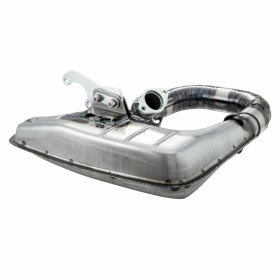 Échappement Racing Silent Curly Clubsport pour cylindre Quattrini M210 en acier peint
