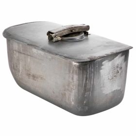 Réservoir en métal revêtu d'huile PREMIUM avec couvercle conique 290x170x150 mm 4 coins