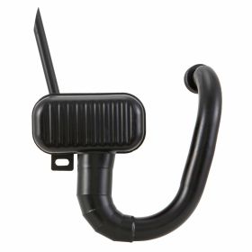 Échappement de route de course en acier noir à vis pour large pneu grande attache