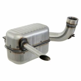 Marmitta Racing PREMIUM in acciaio verniciato per pneumatico largo collettore grande