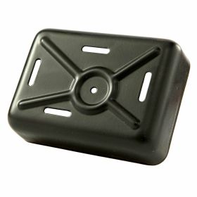 Coperchio PREMIUM in Metallo Nero per alloggiamento 115x80x30 mm