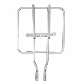 Rear luggage rack with horizontal spare wheel support