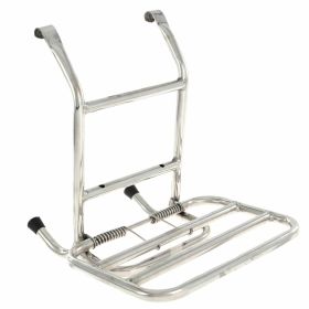 Klappbarer Vorderträger aus Edelstahl 31x21 cm Abstand 12 cm