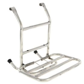 Klappbarer Vorderträger aus Edelstahl 31x21 cm Abstand 12 cm