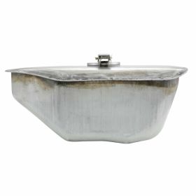 Réservoir en métal huilé de 360x200x140 mm avec couvercle et 6 coins arrondis