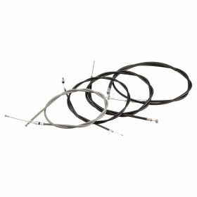 Kit de gaine de câble avec œillet en acier noir 1 vitesse 1 radiateur 1 frein