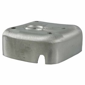 Coperchio in alluminio argento 65x65x27 mm qualit? premium per alloggiamento perfetto