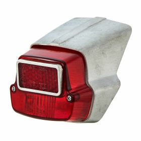Lumière arrière en métal rouge avec support de lampe homologué