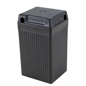 6V/10Ah Vintage Schwarz wartungsfreie Batterie 160x83x93 mm
