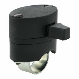 Interrupteur de clignotant PREMIUM pour guidon tubulaire noir avec indicateur