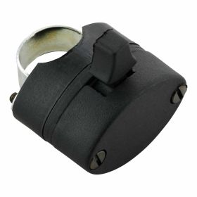 Interrupteur de clignotant PREMIUM pour guidon tubulaire noir avec indicateur