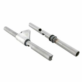 Kit PREMIUM tube en aluminium 300 mm poignées 113 mm 2 pièces avec rondelle