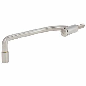Piastre specchietto in acciaio inox 160mm filettatura M10 incluso vite