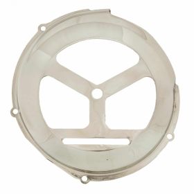 Copriventola PREMIUM in acciaio inox lucidato con foro centrale