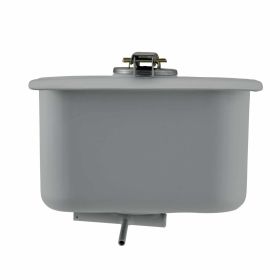 Réservoir en métal 240x170x140 mm avec couvercle et connexion de robinet