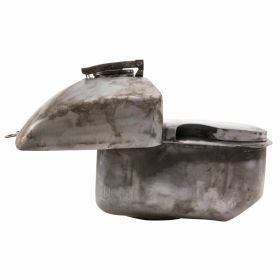 Sechstage-Stil ölbehandelter Metalltank 9 Liter konisch und glatt