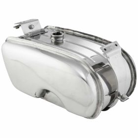XXL Stainless Steel Glossy Tank 18 Liters with Side Cutouts