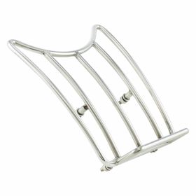 Round stainless steel luggage rack 20x22 cm