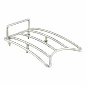 Round stainless steel luggage rack 20x22 cm
