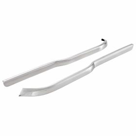 Listelli ornamentali in acciaio inox lucidato per pedana