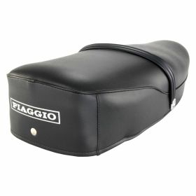 Siège noir premium sans verrou avec emblème PIAGGIO