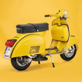 Siège noir premium sans verrou avec emblème PIAGGIO