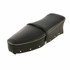 Selle premium gris clair sans serrure avec emblème Continental Eagle et sangle
