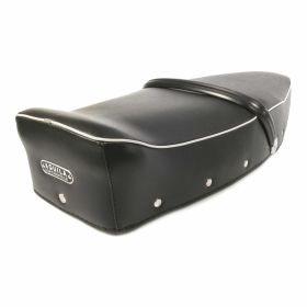 Sella PREMIUM grigio chiaro senza serratura con stemma Aquila Continentale e cinghia