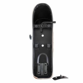 Ancelotti sport seat in brown metal/plastic with white piping