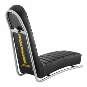 Black Metal/Plastic Sidewinder Sport Seat without Lock Chromed Frame