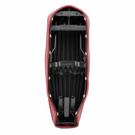 Purple Red Seat RAL 3004 with Longitudinally Stitched Strap
