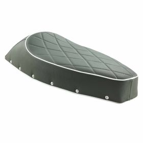 Siège Sport en Diamant Blanc avec 6 Rivets en Forme de Diamant