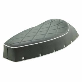 Siège Sport en Diamant Blanc avec 6 Rivets en Forme de Diamant