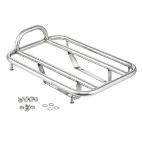 Rear luggage rack 20x30 cm made of sturdy and durable stainless steel