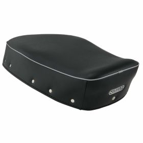 PREMIUM QUALIT Sattel mit grauem Paspelband und Adleremblem