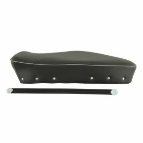 PREMIUM-Sitzbezug mit grauem Piping und Continental Eagle-Emblem