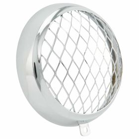 Chromed Metal Grille for 95 mm Headlight Elegant and Durable