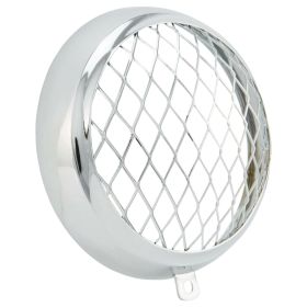 Verchromter Metallgrill für 95 mm Scheinwerfer elegant und langlebig