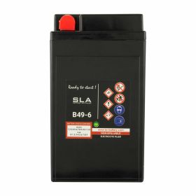 6V/10.5Ah 80A schwarze wartungsfreie vorgeladene Batterie 160x83x93 mm