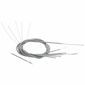 PREMIUM kit of gray galvanized steel cables and sheaths for clutch and brake gears