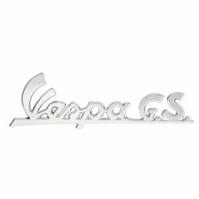 SIP Plate VESPA GS chrome 145x40 mm adhesive mounting