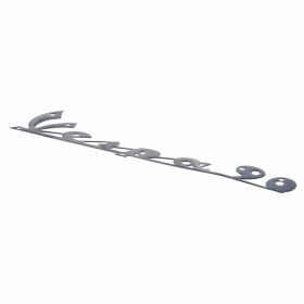 PREMIUM Nameplate 135x35 mm midnight blue with 7 rivets