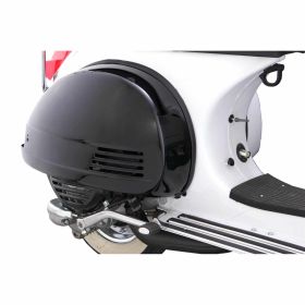Couvercle de moteur droit -0821 en métal huilé avec ventilation et fermeture