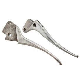 PREMIUM Polierter Aluminiumhebel für Kupplung/Bremse 2 Stück