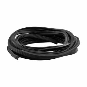 Set listelli pedana PREMIUM in alluminio e gomma argento/nero con profili angolari