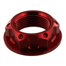 JMP LTYOKEO30R Fork Head Nut M24x1.5 Red Aluminum